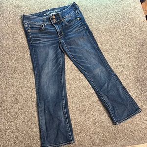AE Artist Crop Denim Capris / Super Stretch - Sz 4